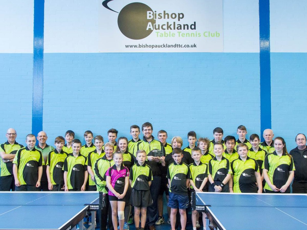 Cash boost for Bishop Auckland Table Tennis Club