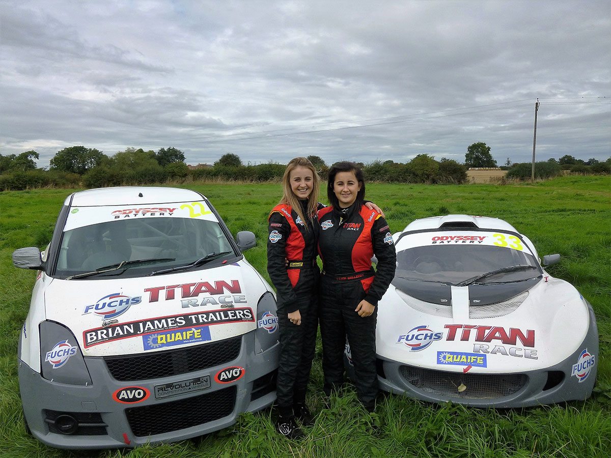 Bellerby sisters hit top gear in rallycross