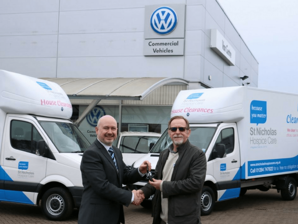 Volkswagen Van Centre (Bury St Edmunds) supports work of local hospice