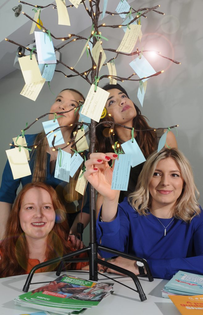 l-r Georgia Stott (kneeling), Katy Boyce, Zahra Farooq, Emma Hadley