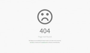 404 page