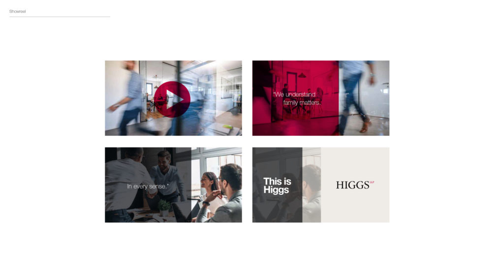 Higgs LLP Showreel