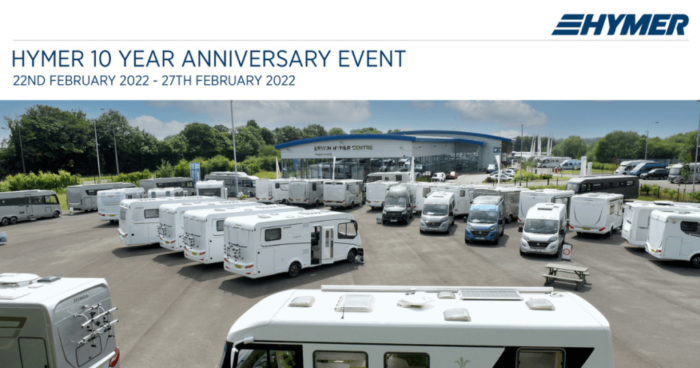 hymer 10 year anniversary event