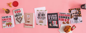 KFC X Moonpig Valentine's Marketing Campaign