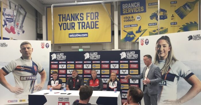Selco England Rugby League press conference