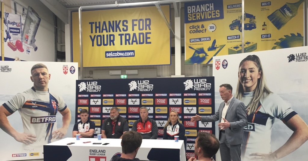 Selco England Rugby League press conference