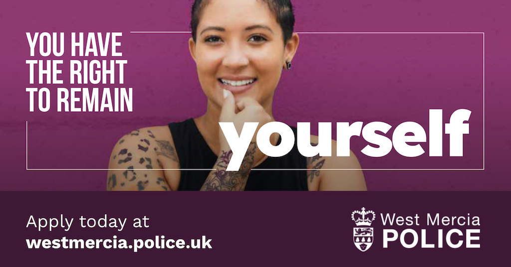 West Mercia Police recruitment campaign